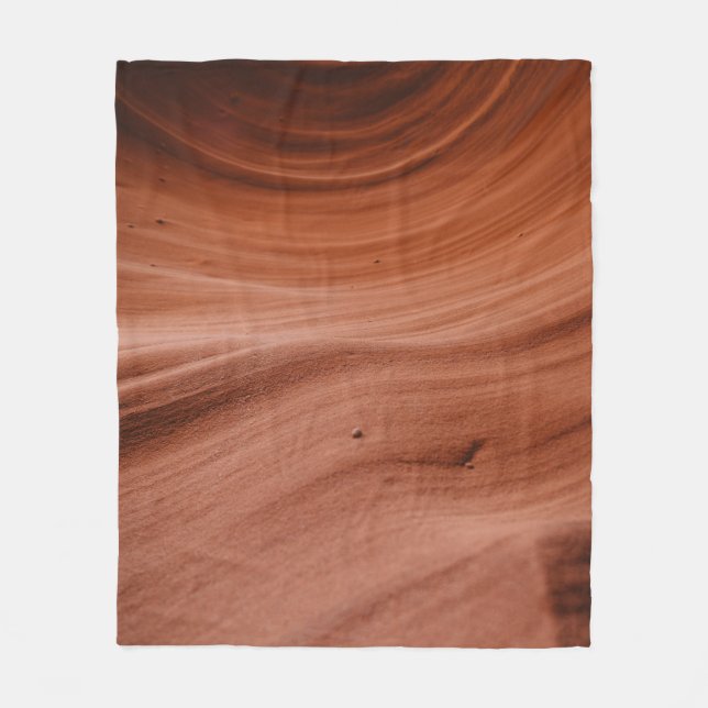Landscape photo of a brown sand dessert fleecefilt (Framsidan)
