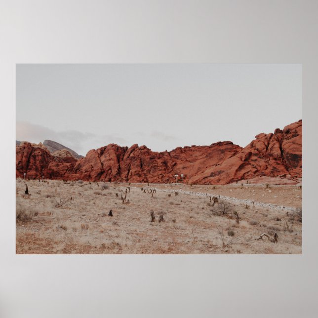 LANDSCAPE PHOTOGRAFI OF MOUNTAIN POSTER (Framsidan)