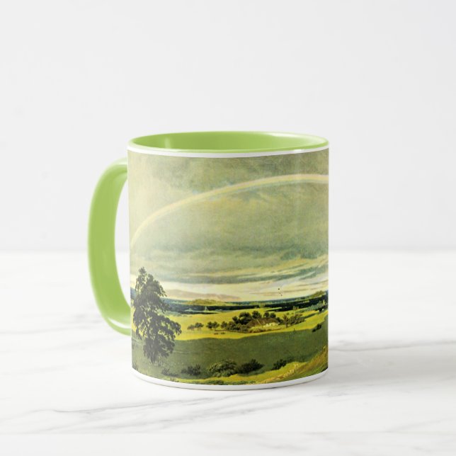 Landscape with Rainbow, fine art, Mugg (Framsida vänster)