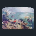 Landscape with the Fall of Icarus, Pieter Bruegel iPad Mini Skydd<br><div class="desc">Pieter Bruegel the Elder (1525–1530 – 9 September 1569) was the most significant artist of Dutch and Flemish Renaissance painting, a painter and printmaker from Brabant, known for his landscapes and peasant scenes (so-called genre painting); he was a pioneer in making both types of subject the focus in large paintings....</div>
