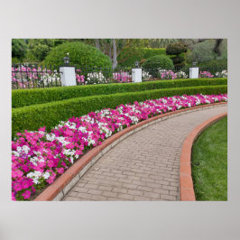 Landscaped Walkway Poster