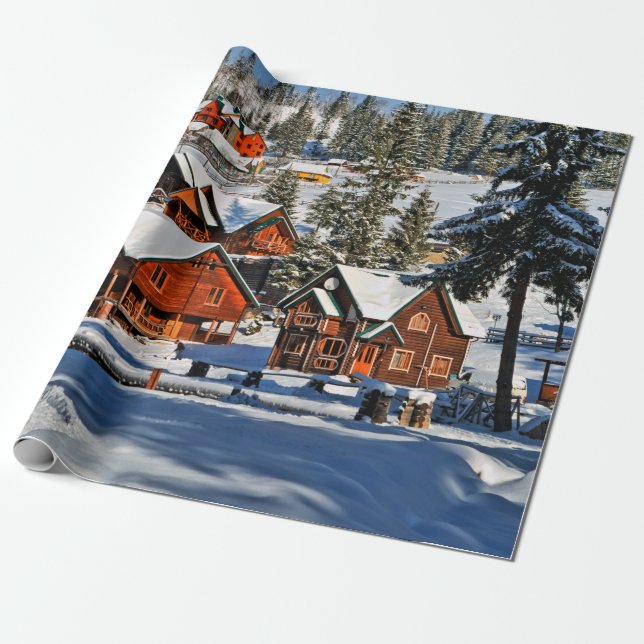 Landscapemountain,ski,snow,winter,active,air,cold, Presentpapper (Utrullad)