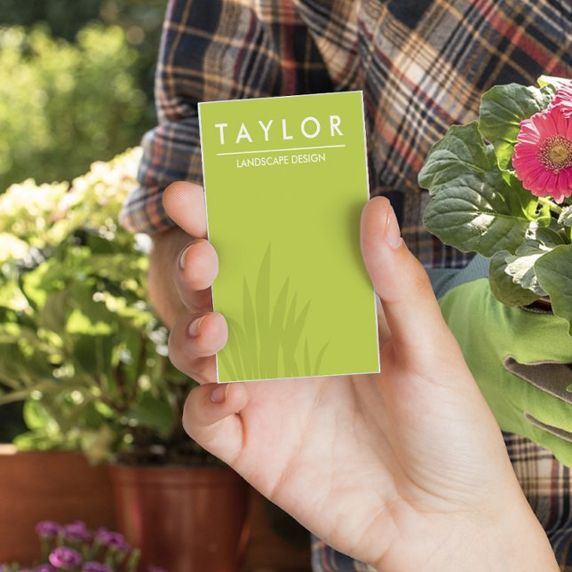 Landscaper Gräsmatta Care Affärskort Visitkort (Skapare uppladdad)