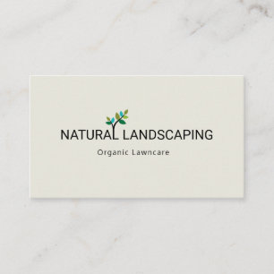 Landscaper Landscaping Grönt Löv Plant Visitkort