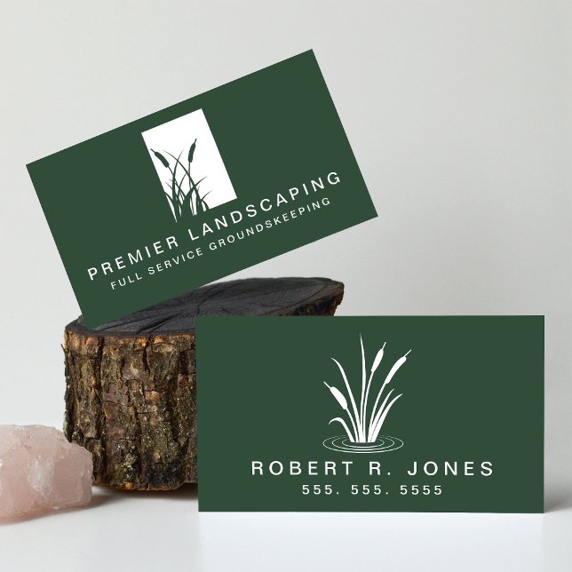 Landscaper-Logotypen för Professionellen Landscape Visitkort (Skapare uppladdad)
