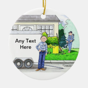Landscaper - Male Julgransprydnad Keramik
