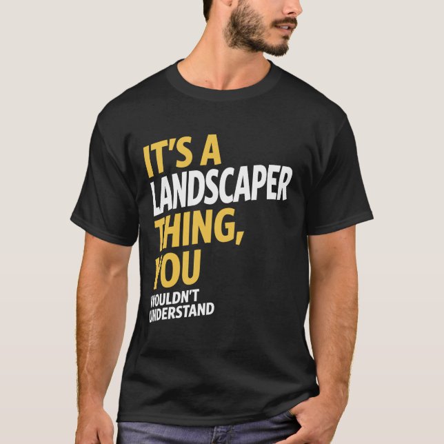 Landscaper Sak T-shirt (Framsida)