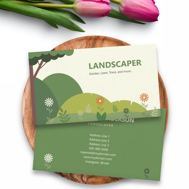 Landscaper Visitkort (Landscaper Business Card)