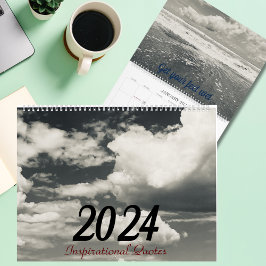 Landscapes Gråskaleinspiration Färg-kalender Kalender