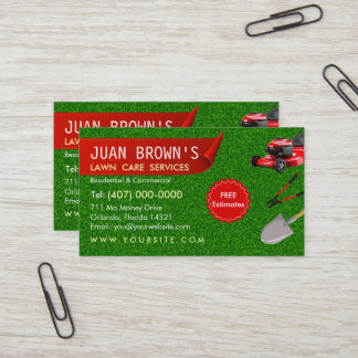 Landscaping Services | Lawn Care & Garden Design Visitkort