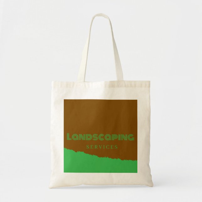 Landscaping Services Tote Bag Tygkasse (Framsidan)