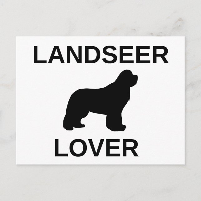 landseer-älskare vykort (Framsida)