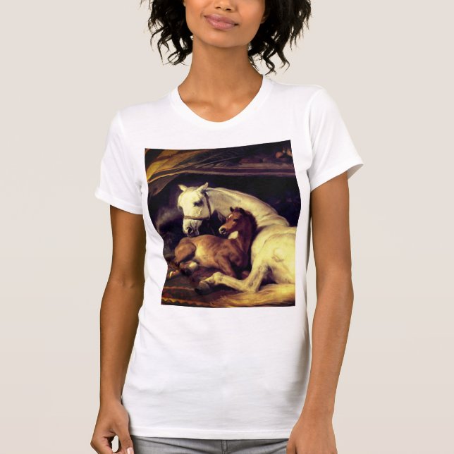 Landseer Arabiska Tält T Shirt (Framsida)