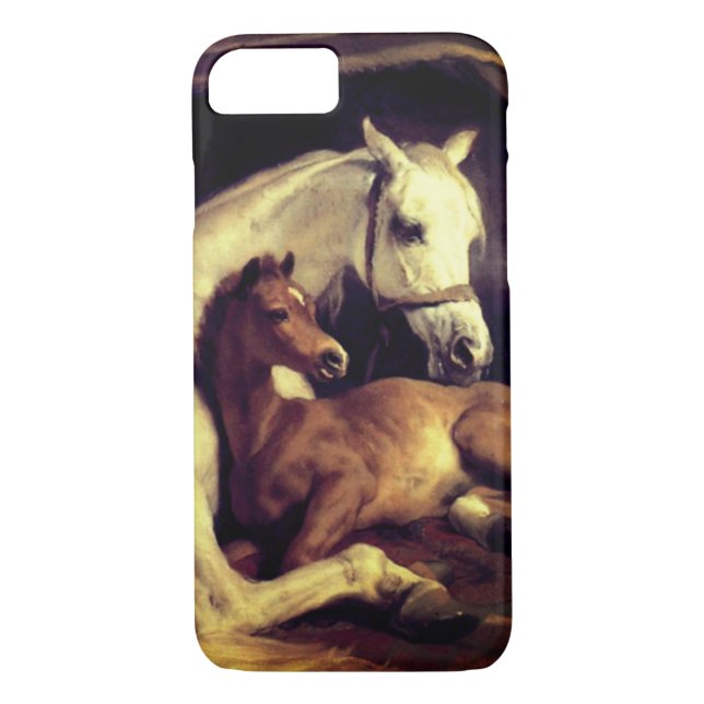Landseer Horses Case-Mate iPhone Skal (Baksida)