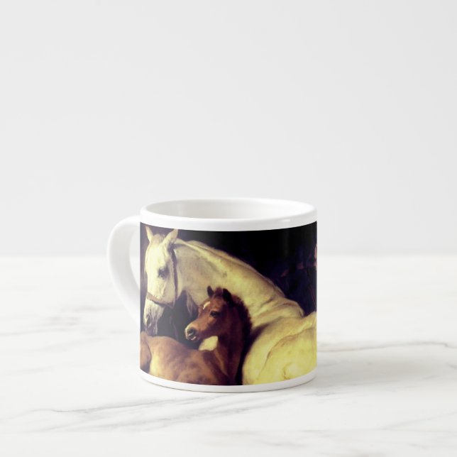 Landseer Horses Espressomugg (Framsida vänster)