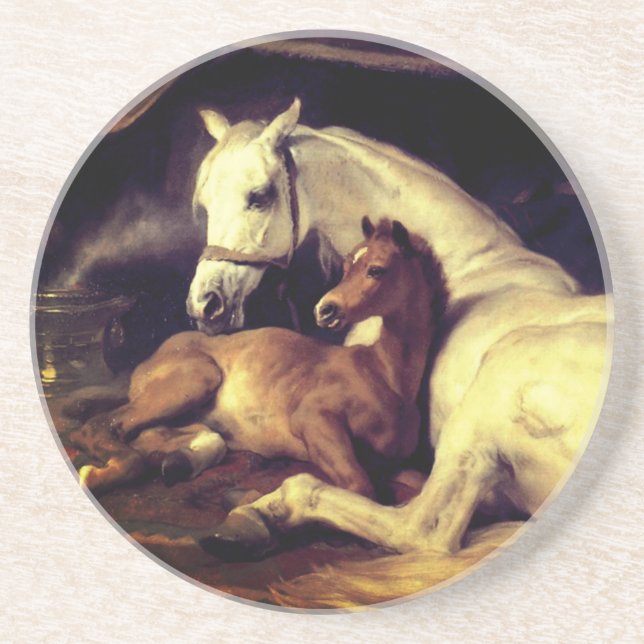 Landseer Horses Underlägg (Framsidan)