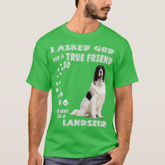 Landseer Newfoundland Saying Mom Dad Print, Newfie T Shirt