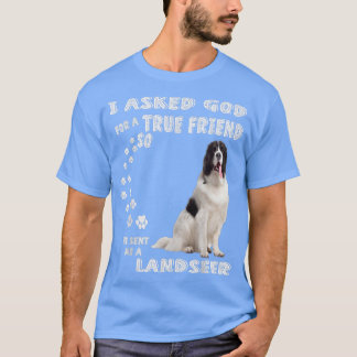 Landseer Newfoundland Saying Mom Dad Print, Newfie T Shirt