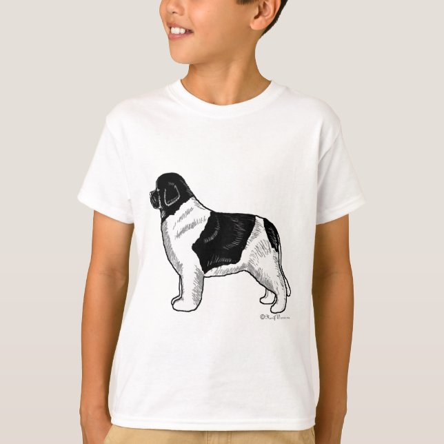 Landseer Newfoundland T-shirt (Framsida)