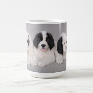 Landseer valp kaffemugg