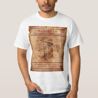 Landsförvisa dramallamaen - värdera T-tröja T-shirt