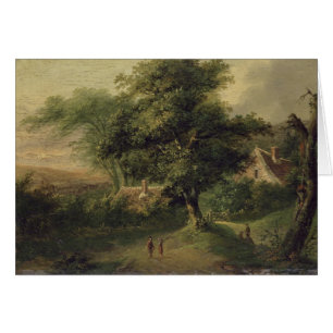 Landskap 1827 hälsningskort