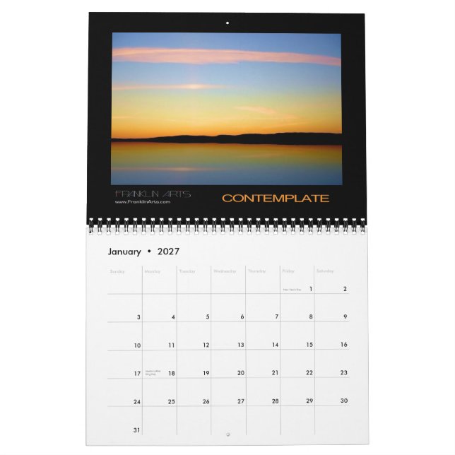 Landskap 2012 kalender (Jan 2027)