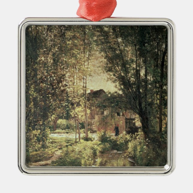 Landskap 2 julgransprydnad metall (Framsidan)