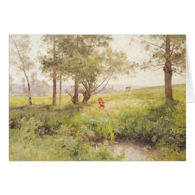 Landskap 3 hälsningskort (Framsidan Horizontal)