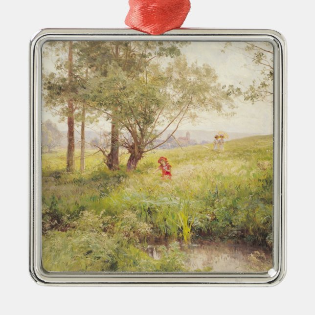 Landskap 3 julgransprydnad metall (Framsidan)