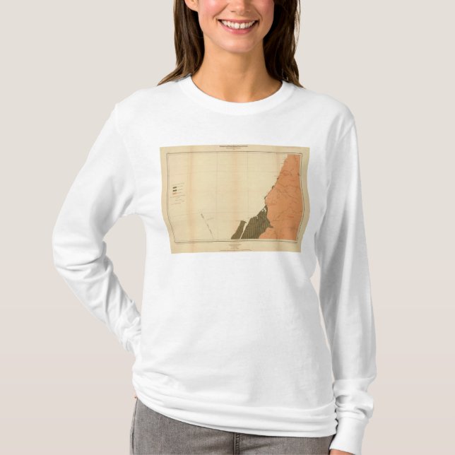 Landskap av den Nova Scotia ön av uddBreton 10 Tee Shirt (Framsida)