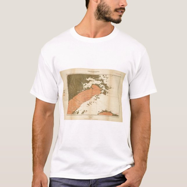Landskap av den Nova Scotia ön av uddBreton 8 Tee (Framsida)