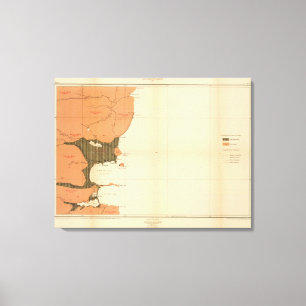 Landskap av den Nova Scotia ön av uddBreton Canvastryck