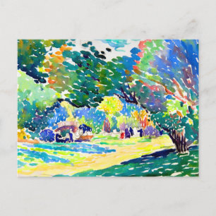 Landskap av Henri Edmond Kor Vykort