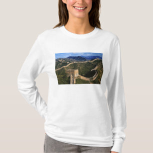 Landskap av kinesiska muren, Jinshanling, Kina Tee Shirt