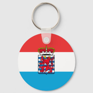 Landskap av Luxembourg, Belgien flagga Nyckelring