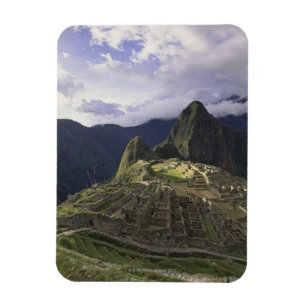 Landskap av Machu Picchu, Peru Magnet