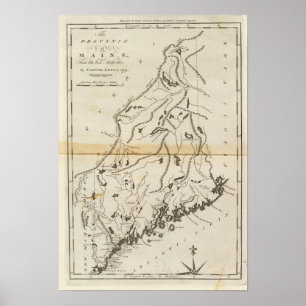 Landskap av Maine Poster