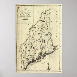 Landskap av Maine Poster