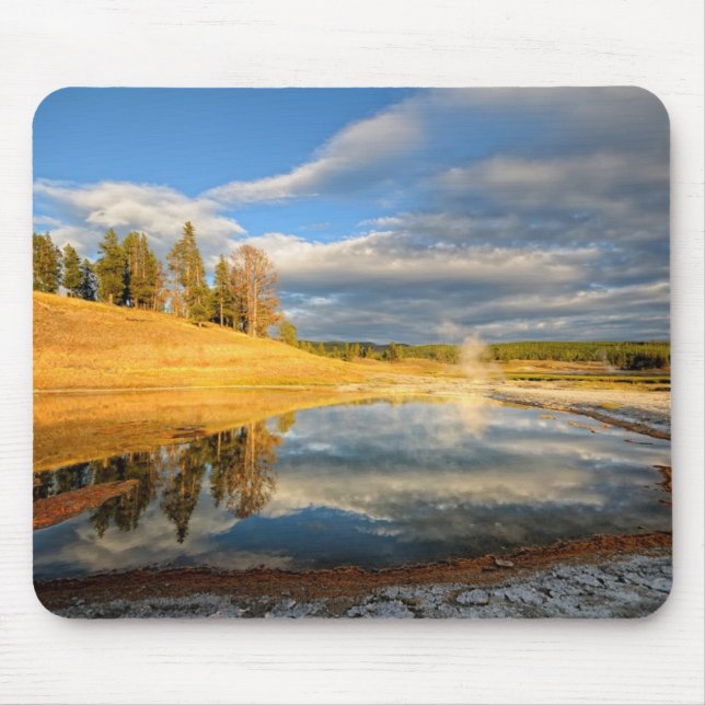 Landskap av Yellowstone Musmatta (Framsidan)