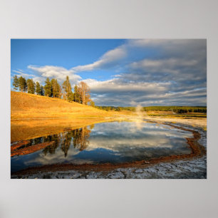 Landskap av Yellowstone Poster