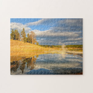 Landskap av Yellowstone Pussel