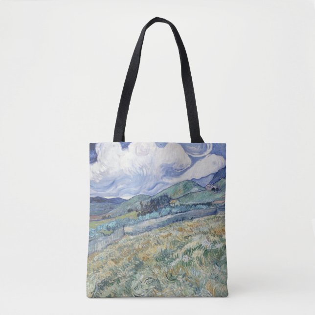 Landskap bakom Saint-Paul Vincent van Gogh     Tygkasse (Framsida)