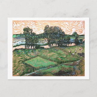 Landskap, bro över Oise, Vincent van Gogh Vykort