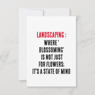 Landskap där "blomning" inte bara är för fl tack kort