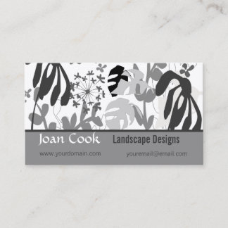 Landskap det blom- mönster för visitkort