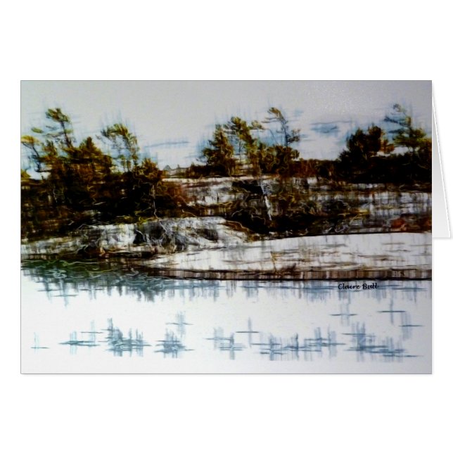 "Landskap fjärden" OBS Kort (Framsidan Horizontal)