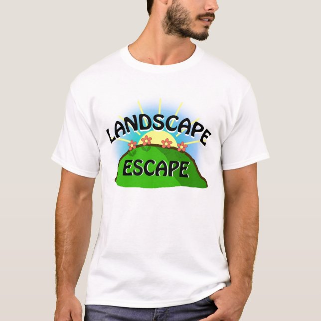 Landskap flykten t shirt (Framsida)