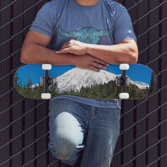 Landskap för berggrund i snö mini skateboard bräda 18,5 cm (Utomhus 3)