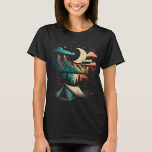 Landskap för bergskampanj t shirt